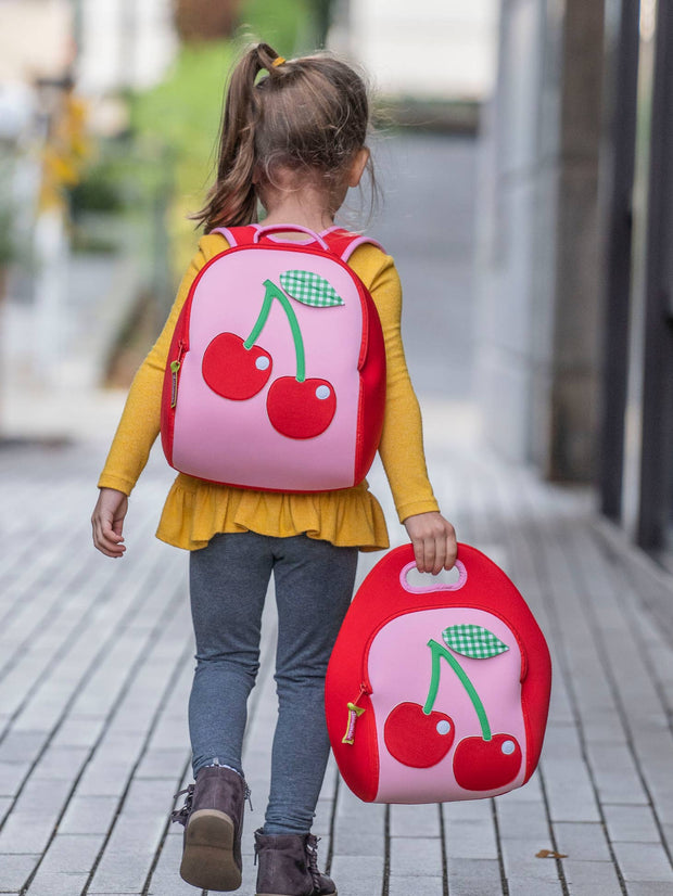 Cherry Printed School Bag | Dabbawalla Cherry Bag | EmHerSon Boytique