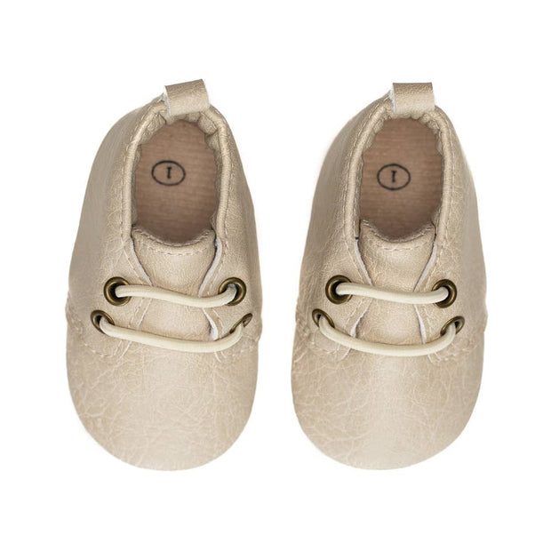 Baby Off White Bootie | Baby Leather Bootie Shoes | EmHerSon Boytique