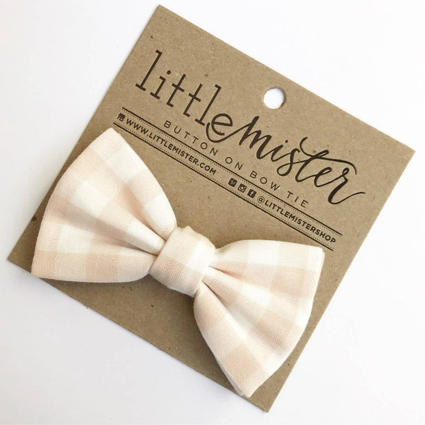 Baby Bow Tie | Baby Blush Bow Tie | EmHerSon Boytique