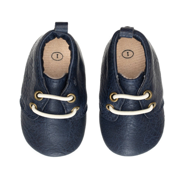 Baby Navy Blue Shoes | Baby Navy Blue Bootie | EmHerSon Boytique