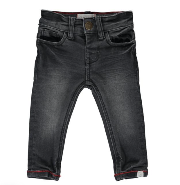 Toddler Black Denim Jeans | Charcoal Denim Jeans | EmHerSon Boytique
