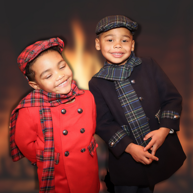 Boys Coat, Hat and Scarf Set | EmHerSon Boytique