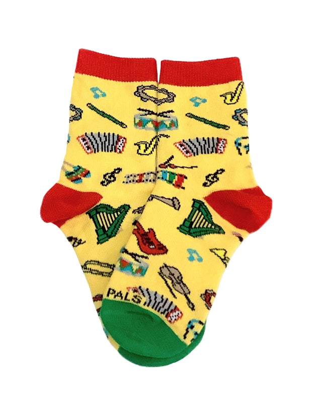 Fun Music Instruments Socks (Ages 5-7)