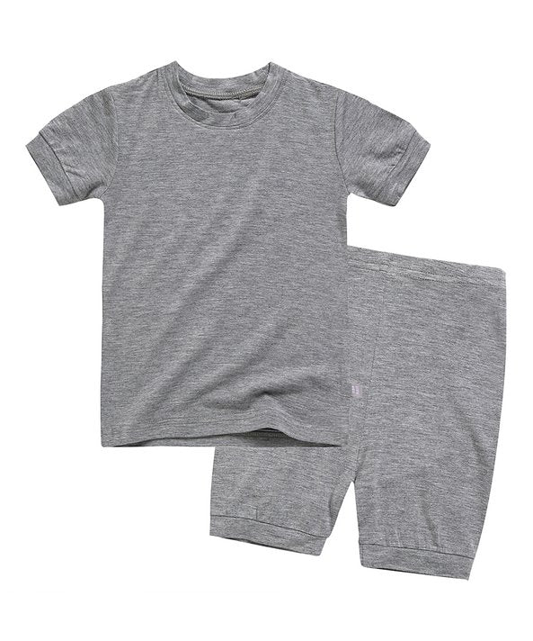 Boys Soft Grey Pajamas | Boys Stylish Grey Pajamas | EmHerSon Boytique