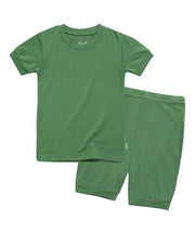Boys Green Short Pajamas