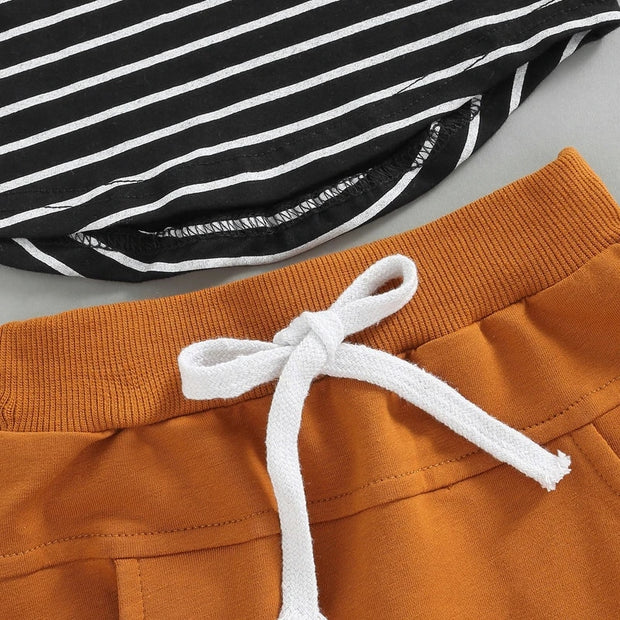 Boys Shirt and Drawstring Pants | EmHerSon Boytique
