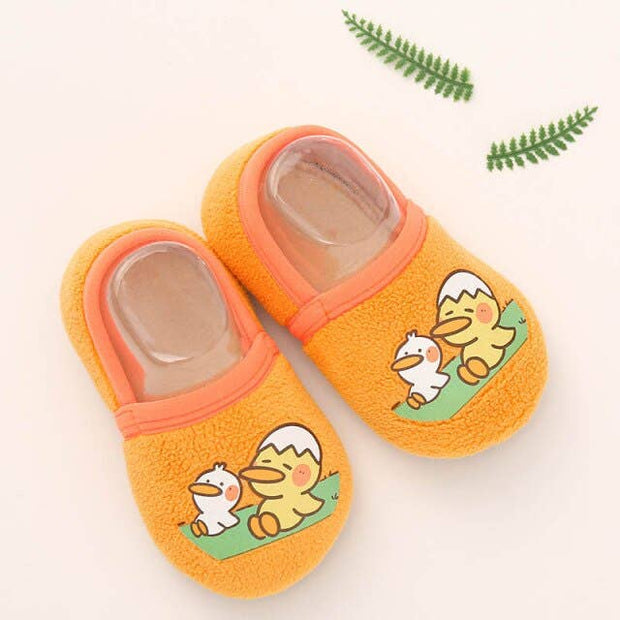 Baby Yellow Soft Slippers