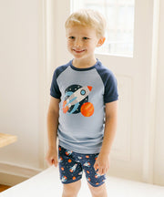 Boys Pajama Set | Boys Printed Pajama Set | EmHerSon Boytique